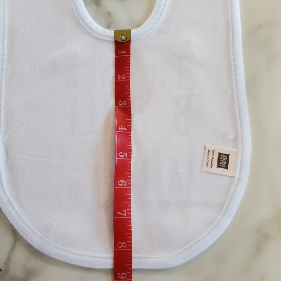 Funny Baby Bib I'll HAVE A BOTTLE OF THE HOUSE WHITE - Picture 5 of 10